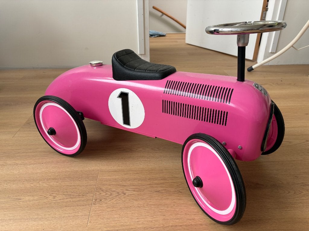 Roze Retro Loopauto - weinig gebruikt, Ophalen, Nieuw