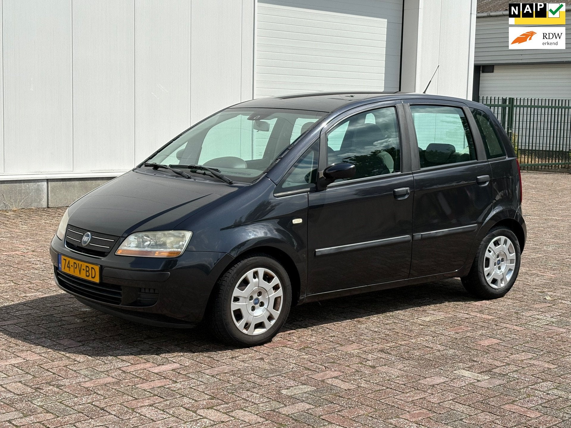 Fiat Idea 1.4-16V Dynamic APK 1-2027, Voorwielaandrijving, Gebruikt, Metallic lak, 400 kg