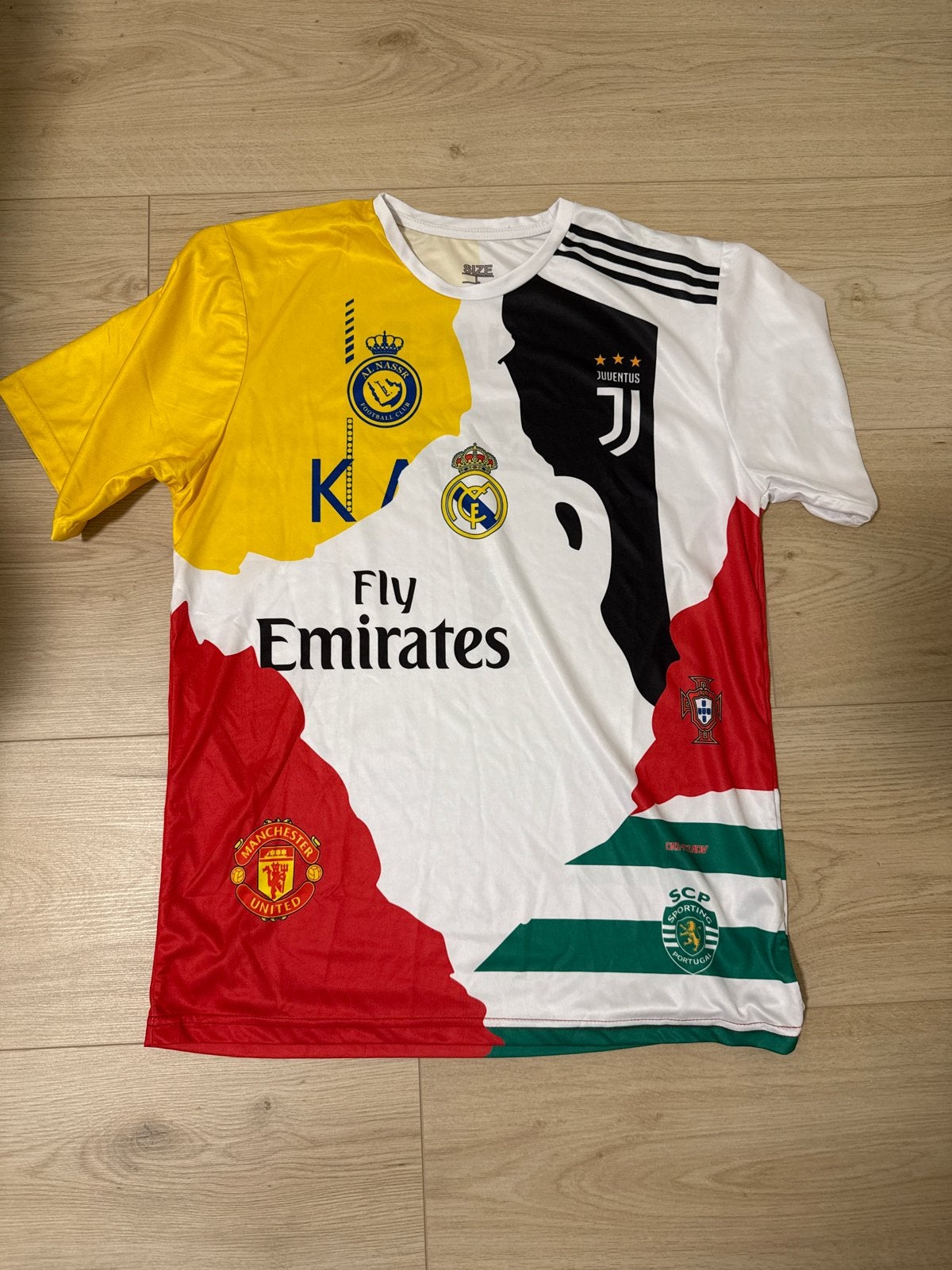 Ronaldo voetbalshirt - Verschillende clubs, Maat L, Ophalen of Verzenden, Gebruikt, Shirt