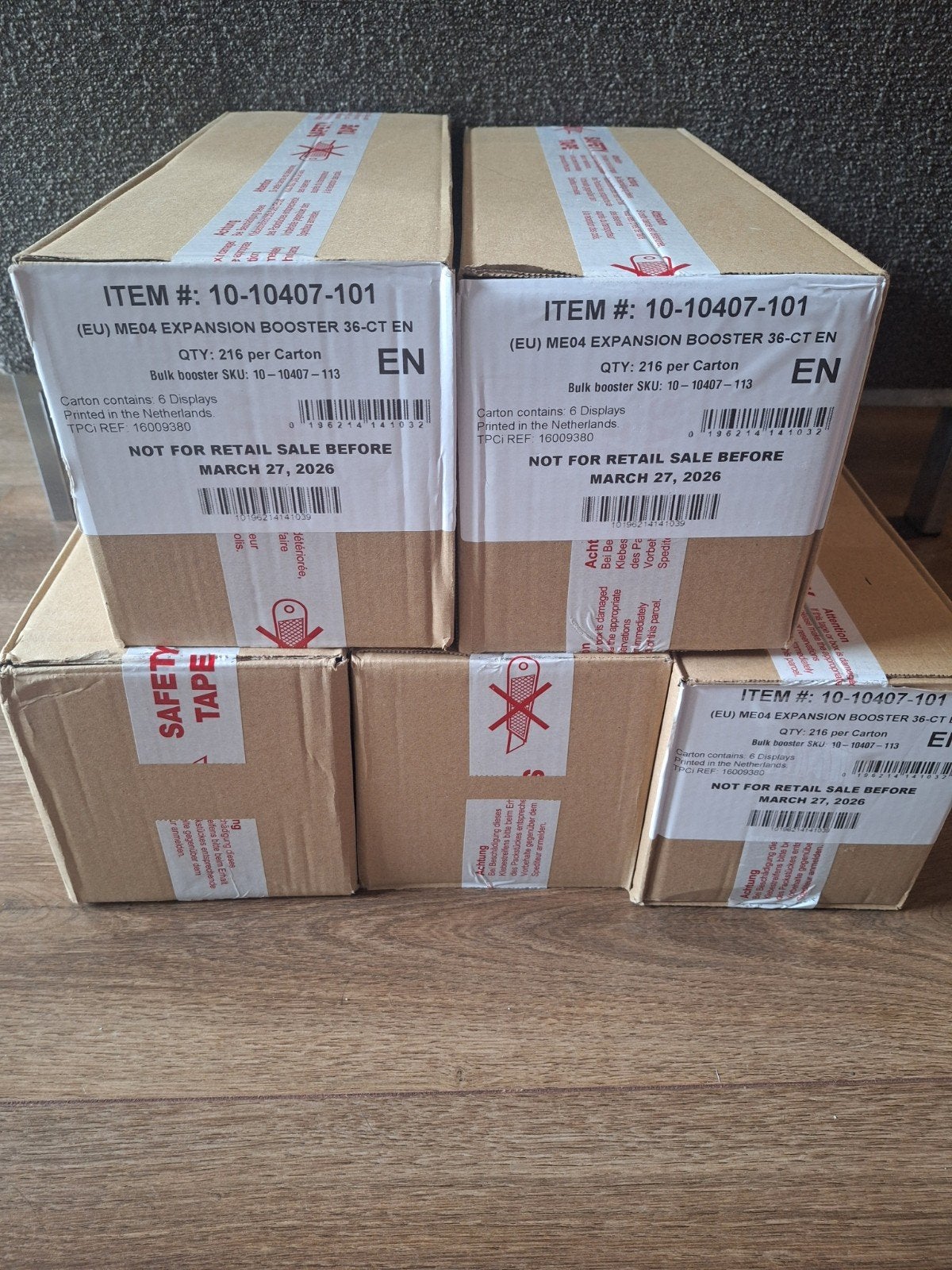 (5x) Pokemon Chaos Rising Boosterbox Case - Nieuw & Geseald, Ophalen of Verzenden, Nieuw, Boosterbox