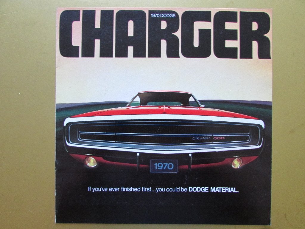 1970 Dodge Charger prestige brochure, Engels, Ophalen of Verzenden, Zo goed als nieuw, Overige merken