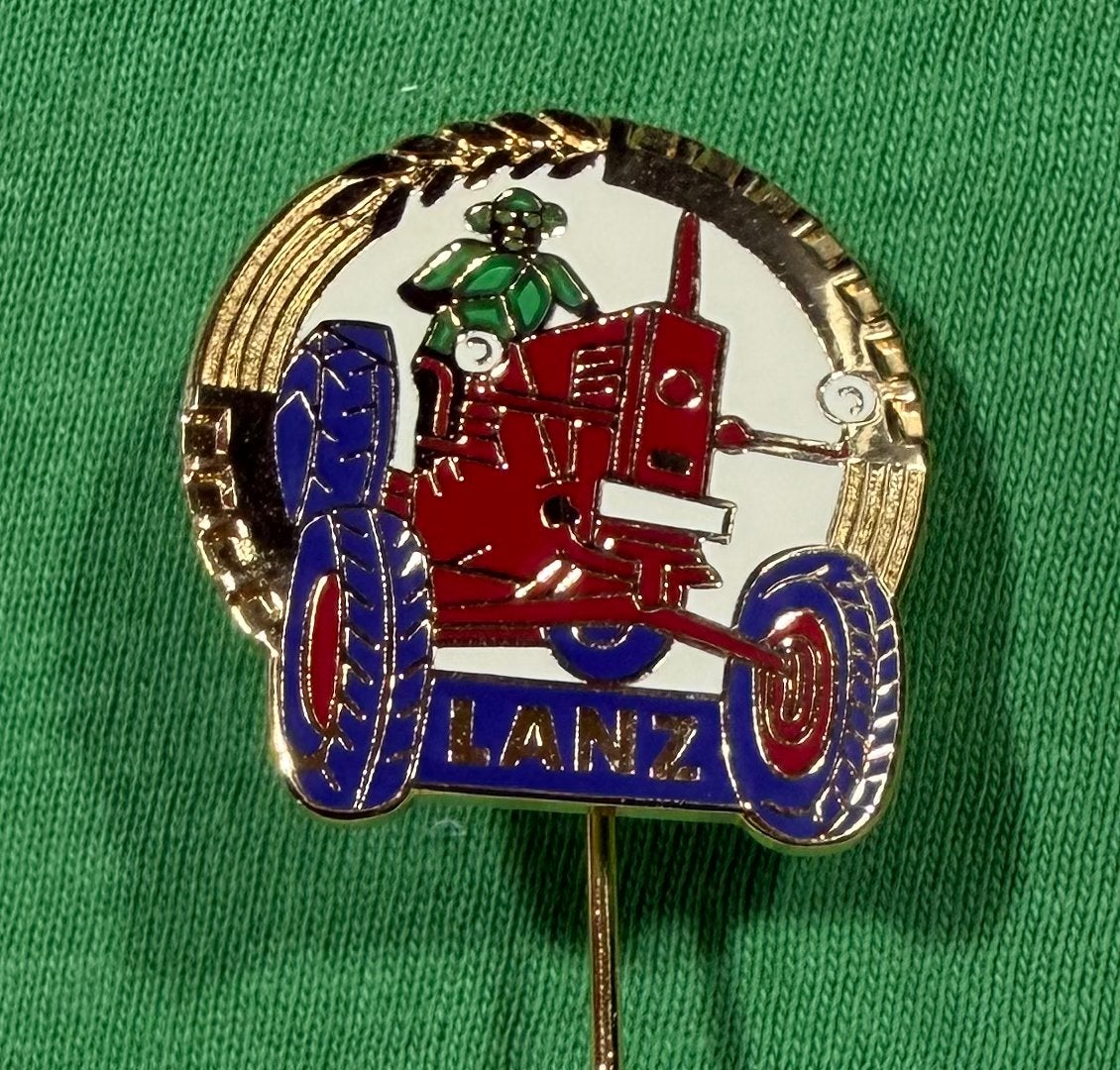 Speldje Lanz tractor emaille, Verzamelen, Speldjes, Pins en Buttons, Ophalen of Verzenden, Zo goed als nieuw, Overige onderwerpen