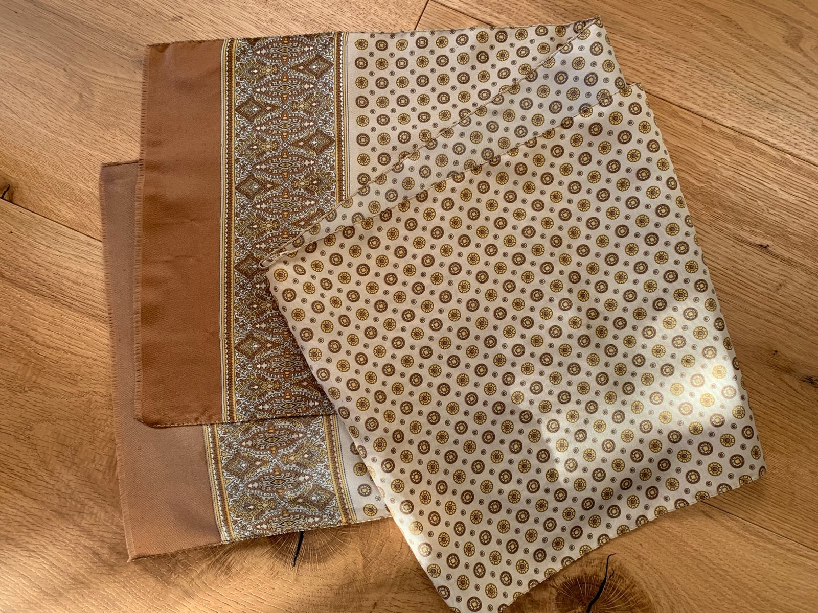 Mooie heren sjaal met klassiek motief, Maat 52/54 (L), Onbekend, Verzenden, Sjaal