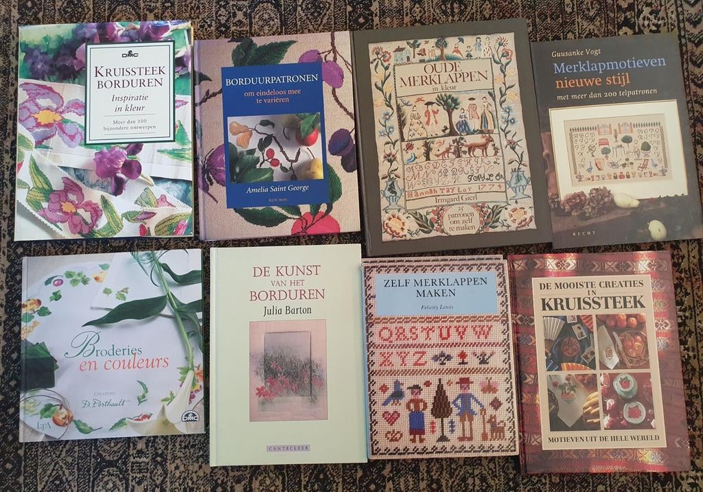 - diverse borduurboeken 10,- per stuk -, Hobby en Vrije tijd, Borduren en Borduurmachines, Verzenden, Handborduren