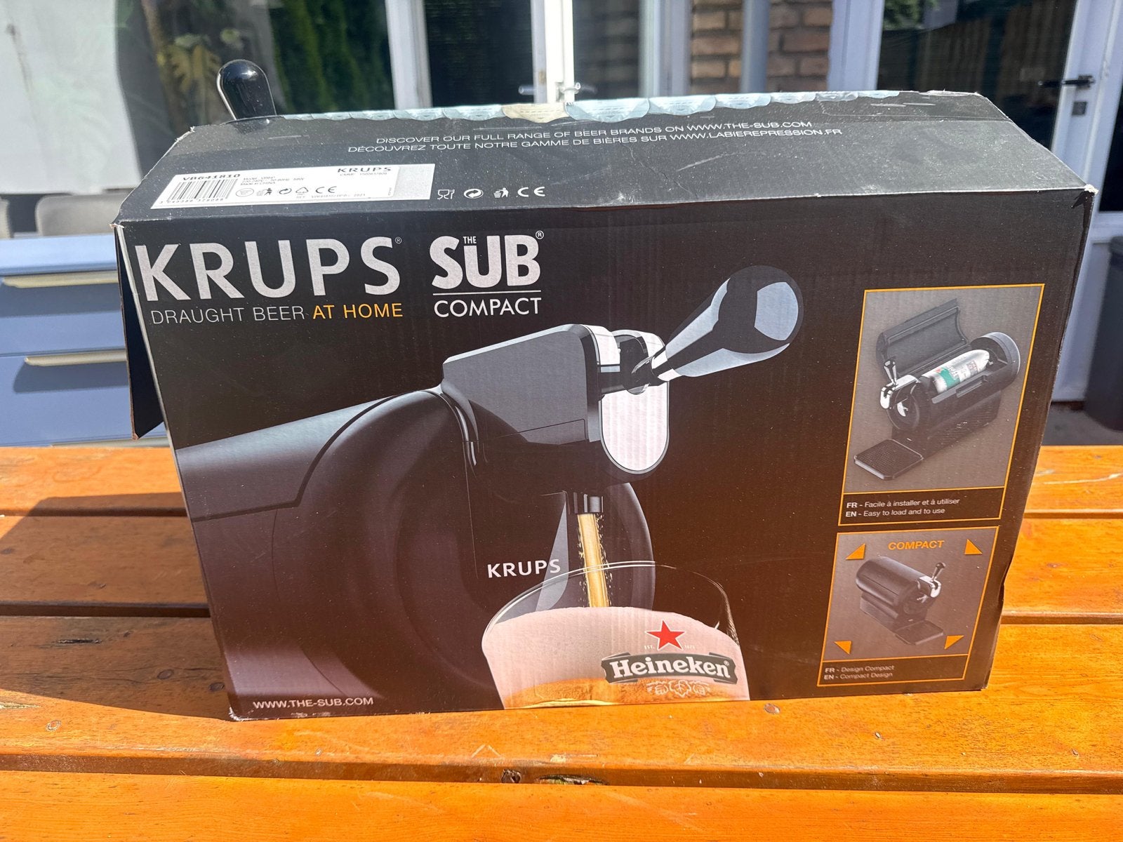 Krups The SUB Compact Biertap - Zo goed als nieuw, Ophalen of Verzenden, Zo goed als nieuw, Krups