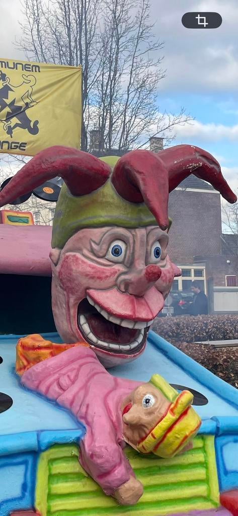 Diverse polyester carnavalspoppen, Ophalen, Gebruikt, Mens