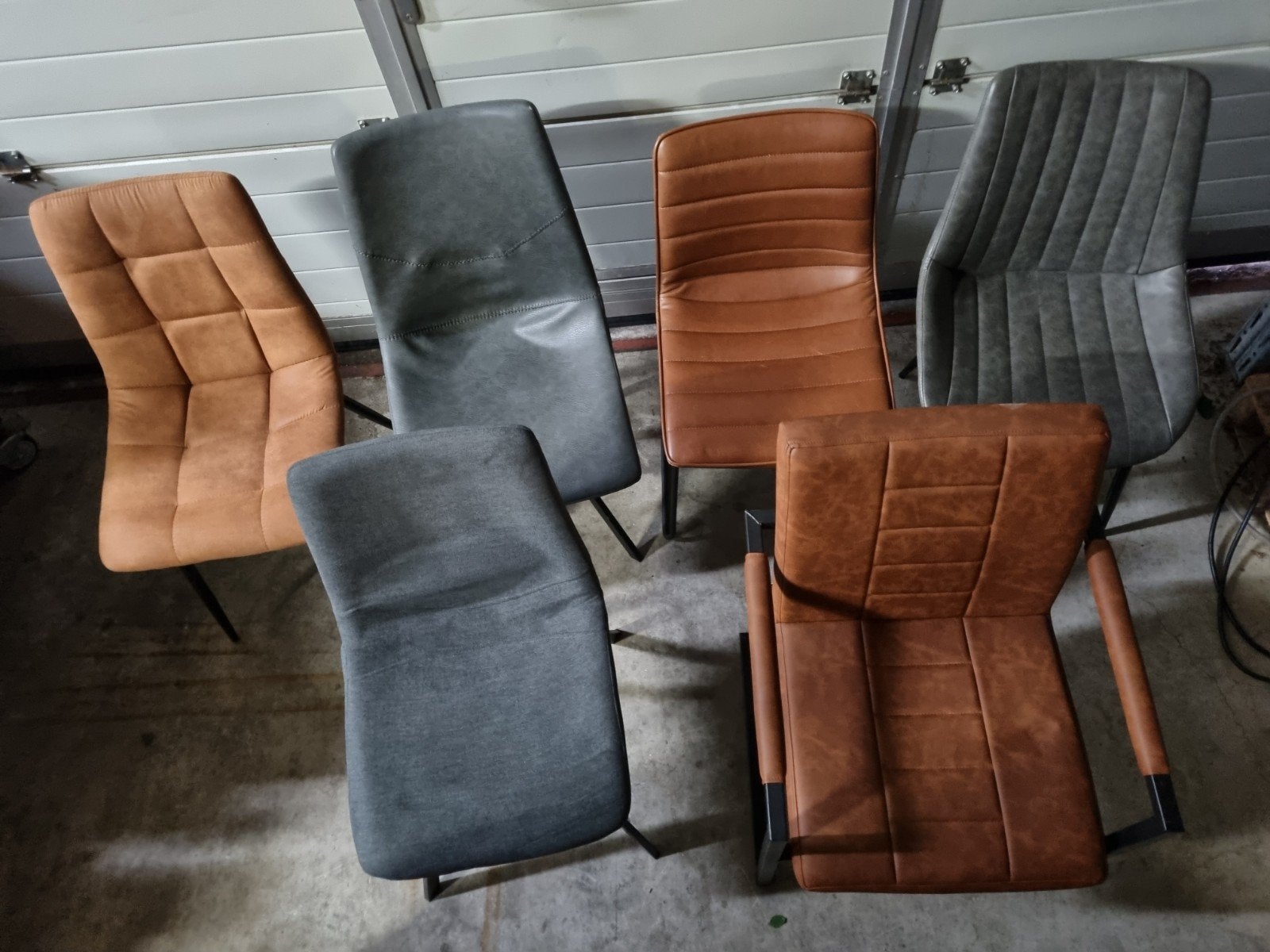stoel industrieel, Huis en Inrichting, Ophalen, Zo goed als nieuw, Zwart, Vijf, Zes of meer stoelen