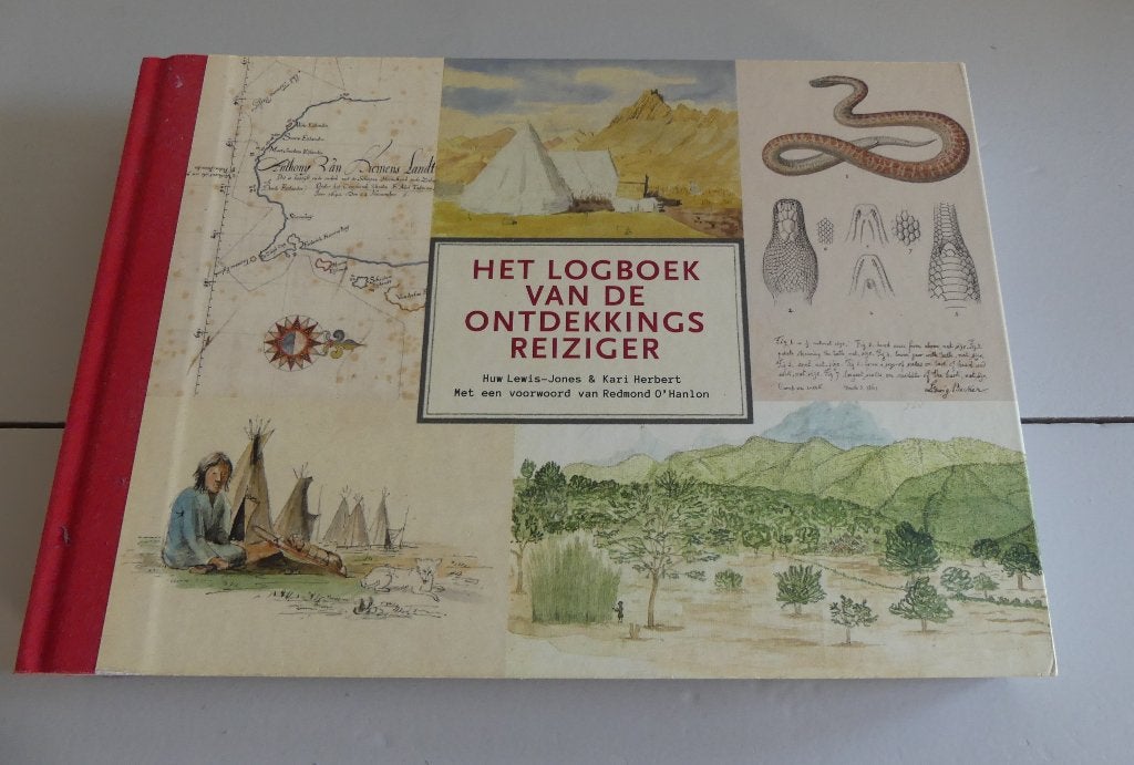 Het Logboek van de Ontdekkingsreiziger - Huw Lewis, Boeken, Overige gebieden, Zo goed als nieuw, Huw Lewis-Jones & Kari Herbert