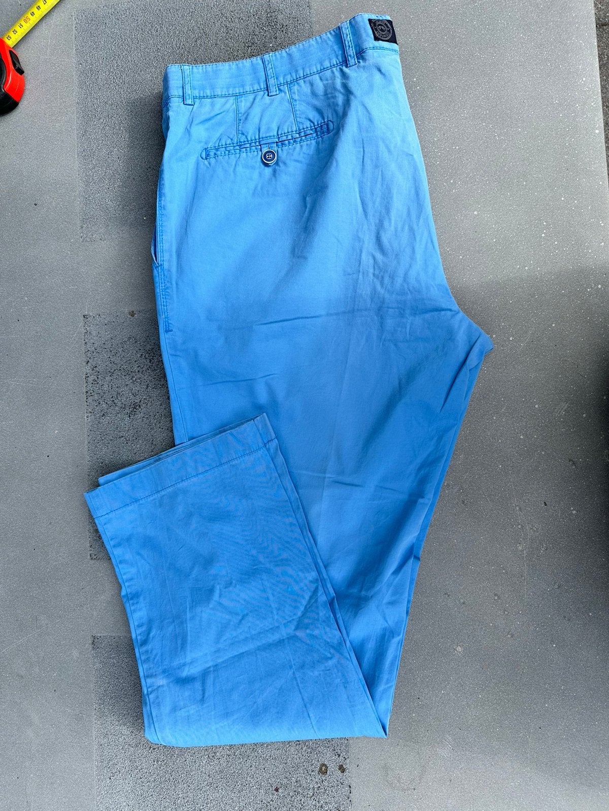 Eurex by Brax Chino Broek - Lichtblauw - Maat 50 (L), Ophalen of Verzenden, Zo goed als nieuw, Maat 52/54 (L), Blauw