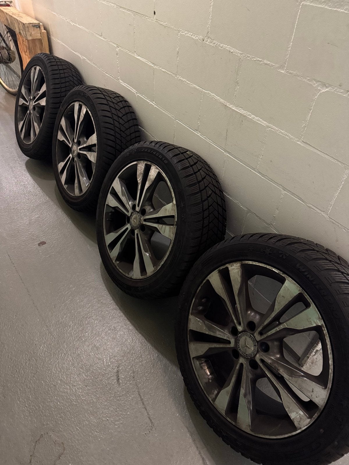Mercedes V-klasse 18 inch velgen met GTRadial banden, Auto-onderdelen, Banden en Velgen, Ophalen, 18 inch, 245 mm, Banden en Velgen
