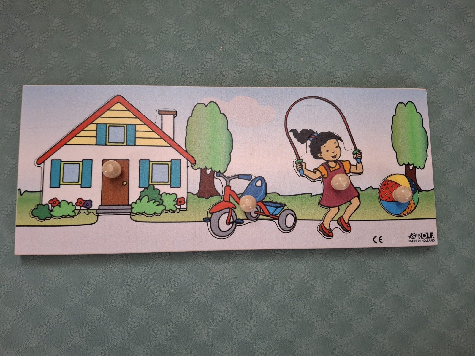 Rolf puzzel, buiten spelen, Nieuw, Ophalen of Verzenden, Van hout, Minder dan 10 stukjes