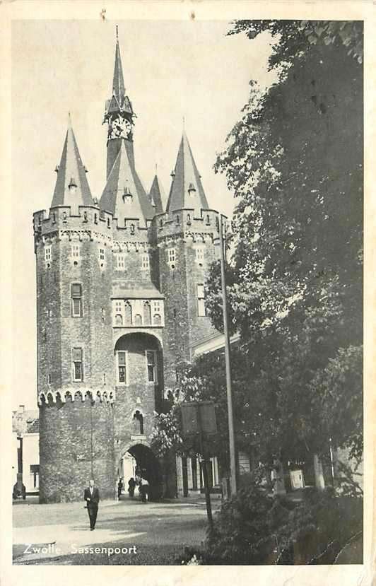 377-424-027 Zwolle Sassenpoort, Verzenden, Voor 1920, Overijssel