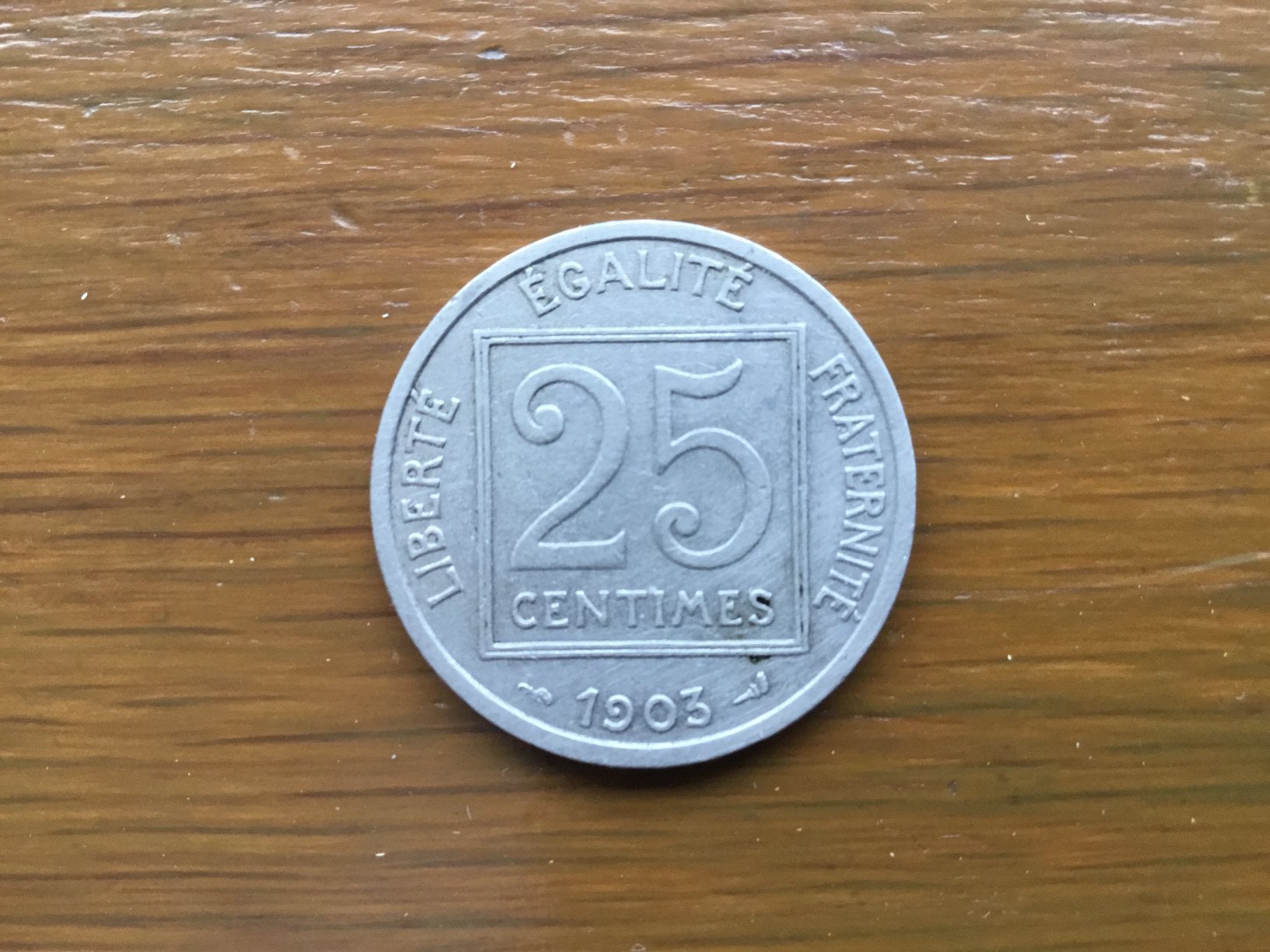 Munt Frankrijk 25 centimes 1903, Ophalen of Verzenden, Frankrijk