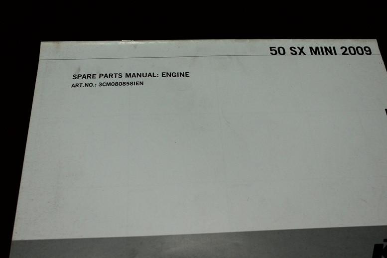 KTM 50 SX Mini 2009 motorcycle engine parts list, Ophalen of Verzenden, Overige merken
