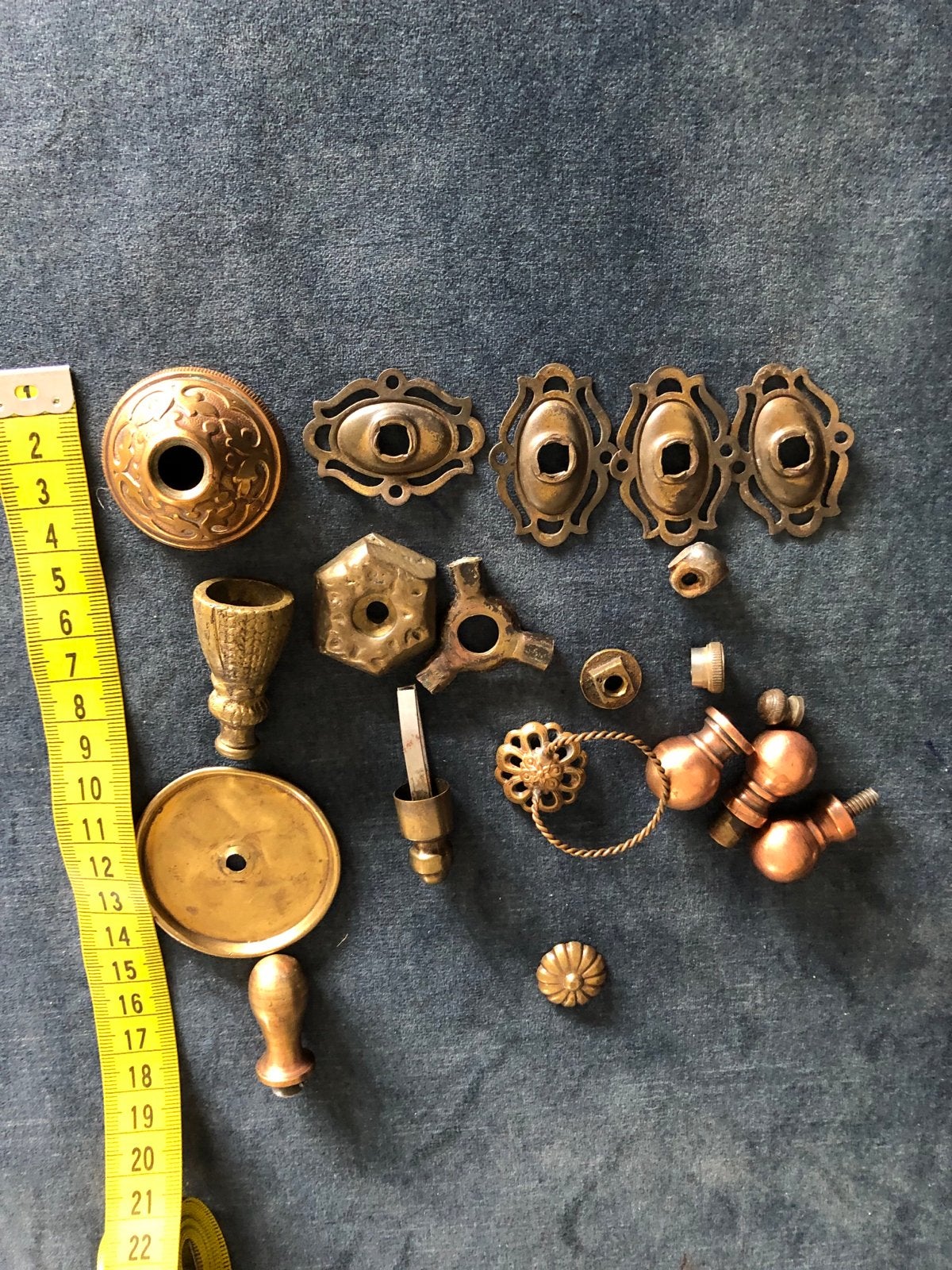 Lot van hobby-overblijfselen/deurbeslag, Ophalen of Verzenden, Koper