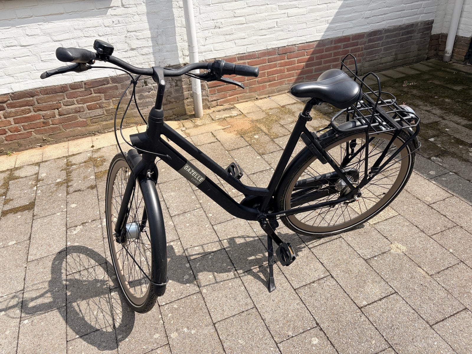 Gazelle Esprit Damesfiets - Zwart, 7 Versnellingen, Ophalen, Velgrem, Versnellingen, Gazelle
