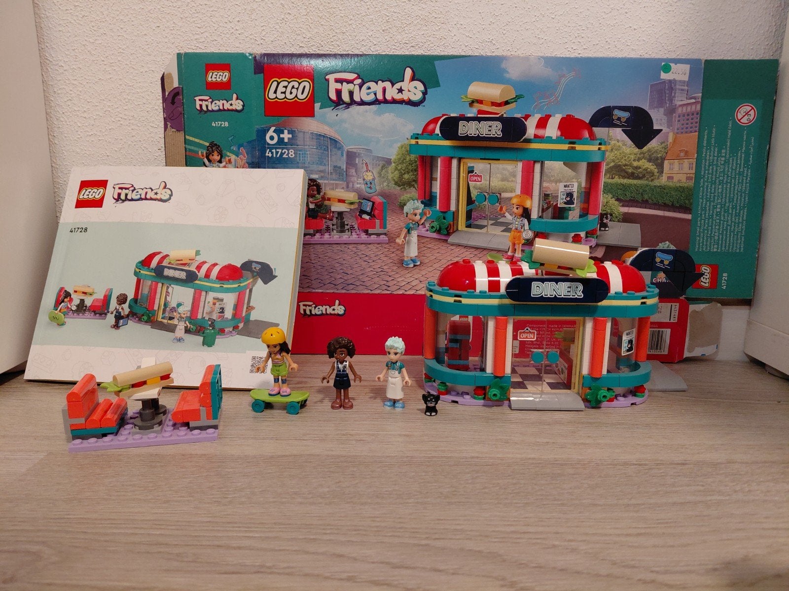 lego friends 41728; Hart Lake City restaurant, Gebruikt, Lego, Friends, Ophalen of Verzenden