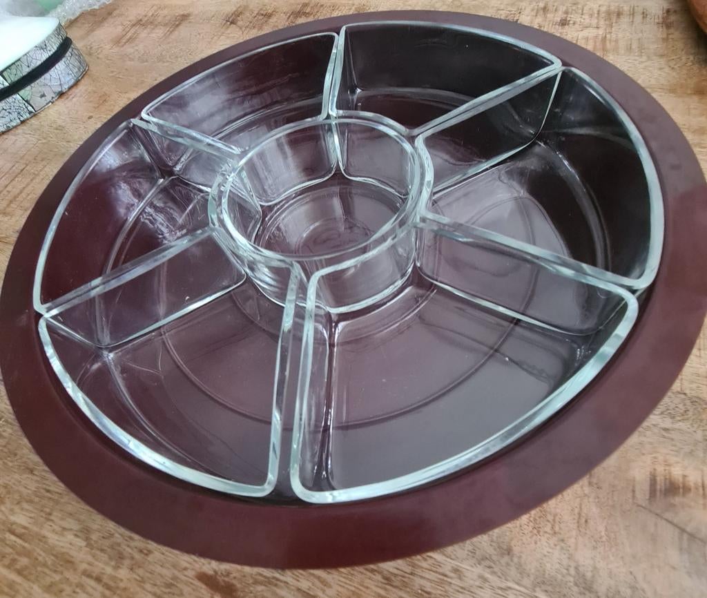Vintage midcentury snackschaal, Verzamelen, Retro, Ophalen of Verzenden