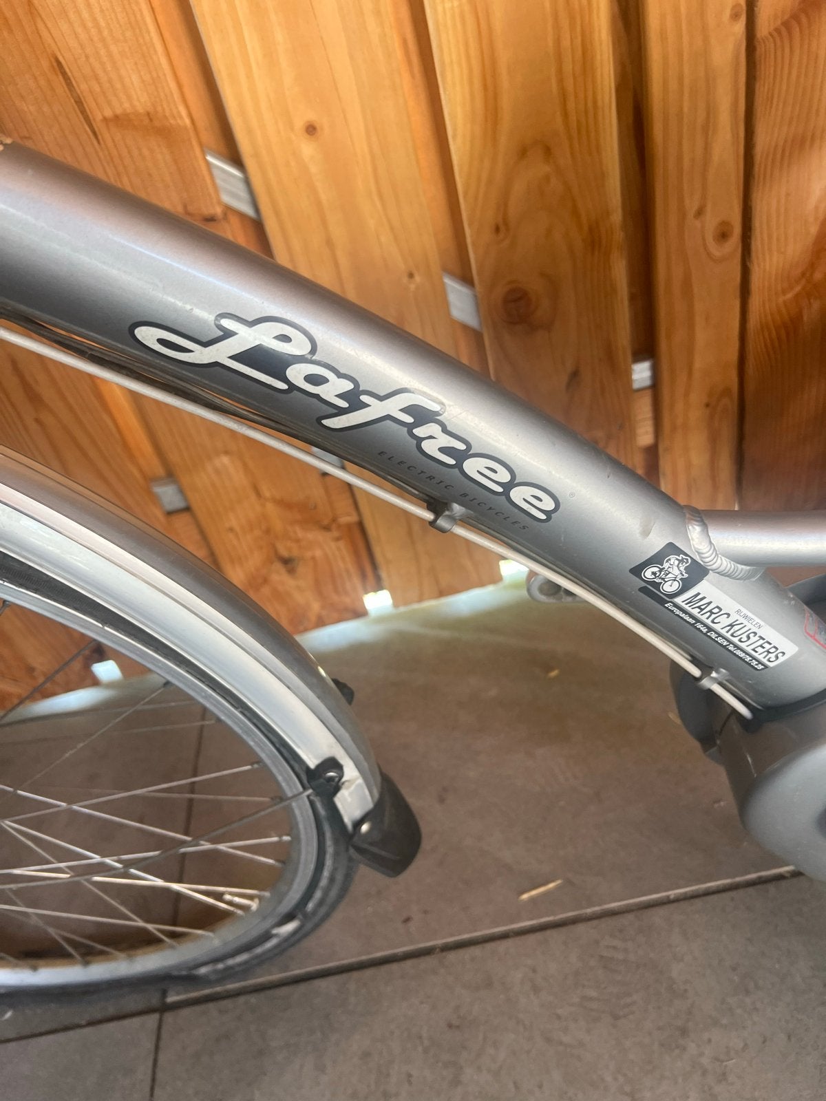 LaFree elektrische fiets voor opknappen, Terugtraprem, Gebruikt, Versnellingen, 50 tot 53 cm
