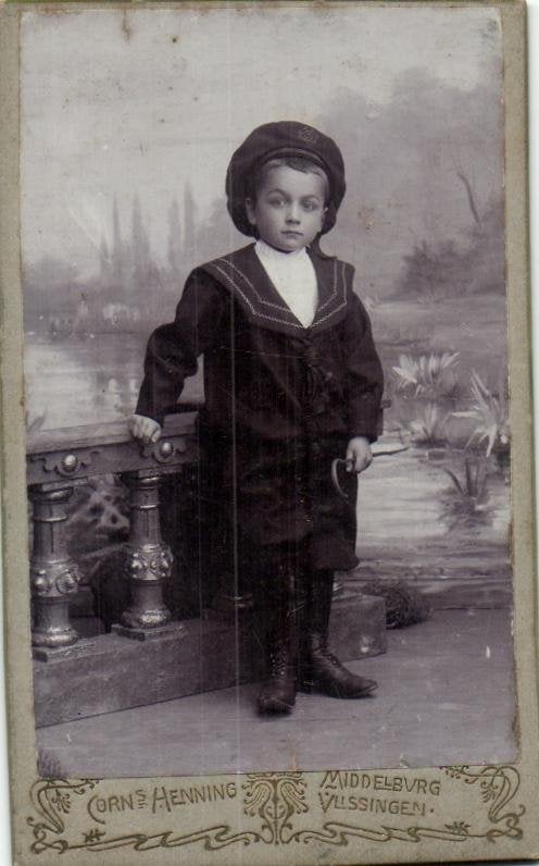 CDV - Corn. Henning -Middelburg/Vlissingen -Matrozen pak, Verzamelen, Gebruikt, Foto, Ophalen of Verzenden, Voor 1940