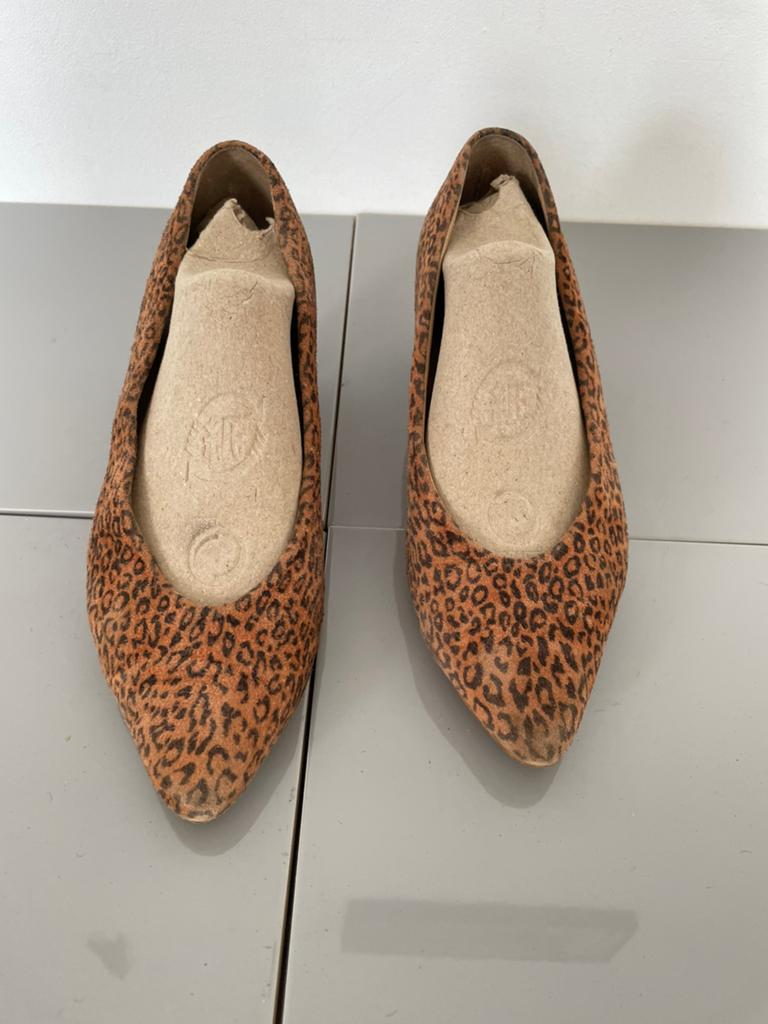 Ab Donkers - vintage pumps met hak - bruin leer mt 38, Pumps, Ab Donkers, Bruin, Ophalen of Verzenden