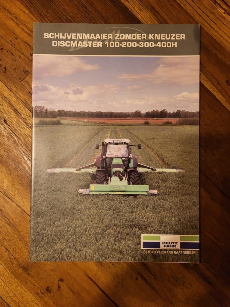 tractor folder Deutz-Fahr schijvenmaaier Discmaster, Ophalen of Verzenden, Zo goed als nieuw