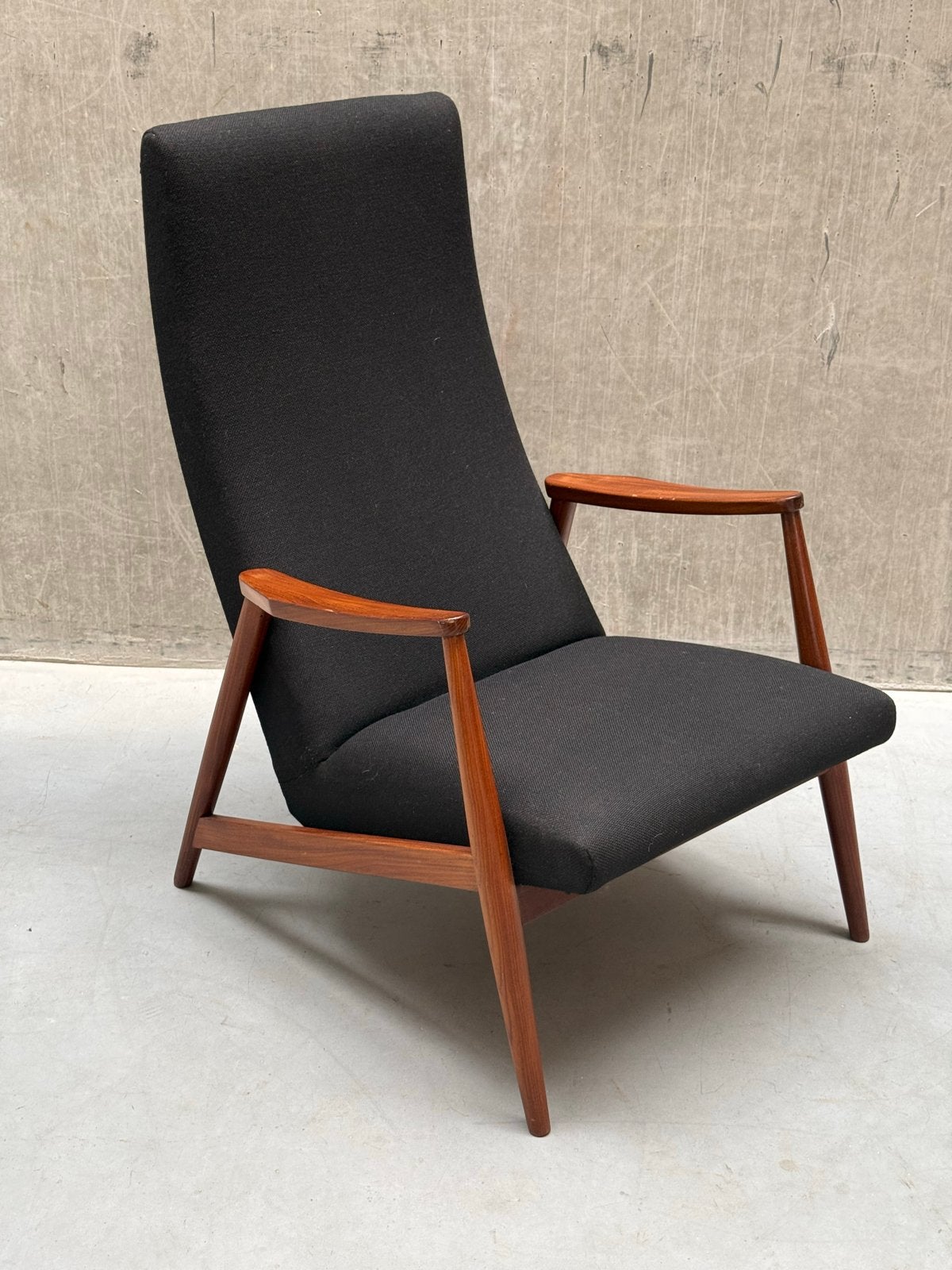 Deense fauteuil jaren '70, Huis en Inrichting, Ophalen, Gebruikt, Minder dan 75 cm, X