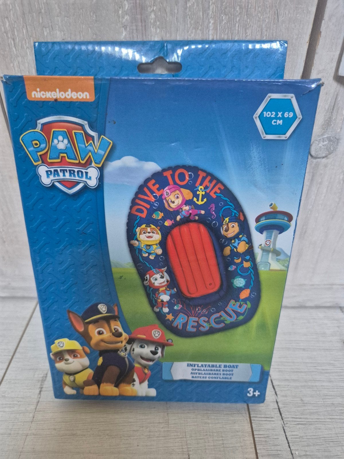 Paw Patrol bootje 102 x 69 cm, 3+ (Nickeloneon), Ophalen of Verzenden, Gebruikt