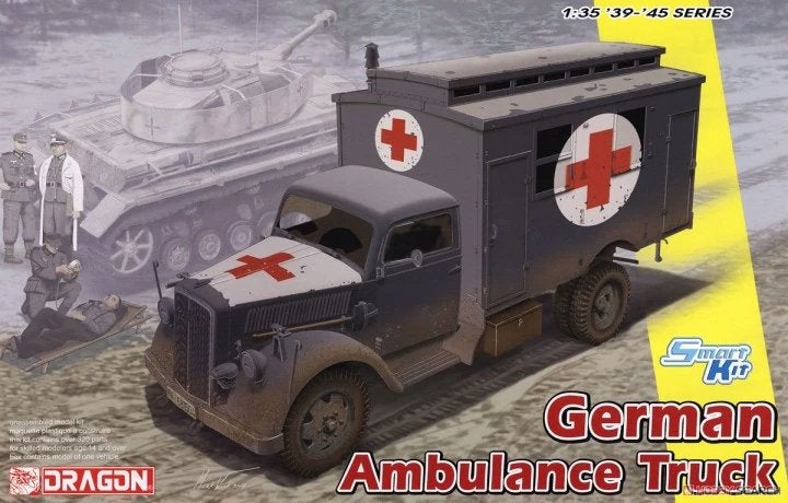 D-625,DRAGON 1-35,NO,6790,German Ambulance Truck, Overige merken, 1:32 tot 1:50, Overige typen, Nieuw