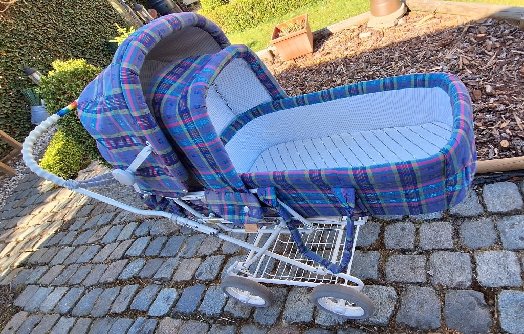 Kinderwagen, 4 in 1, Teutonia, Gebruikt, Luchtbanden, Ophalen, Kinderwagen