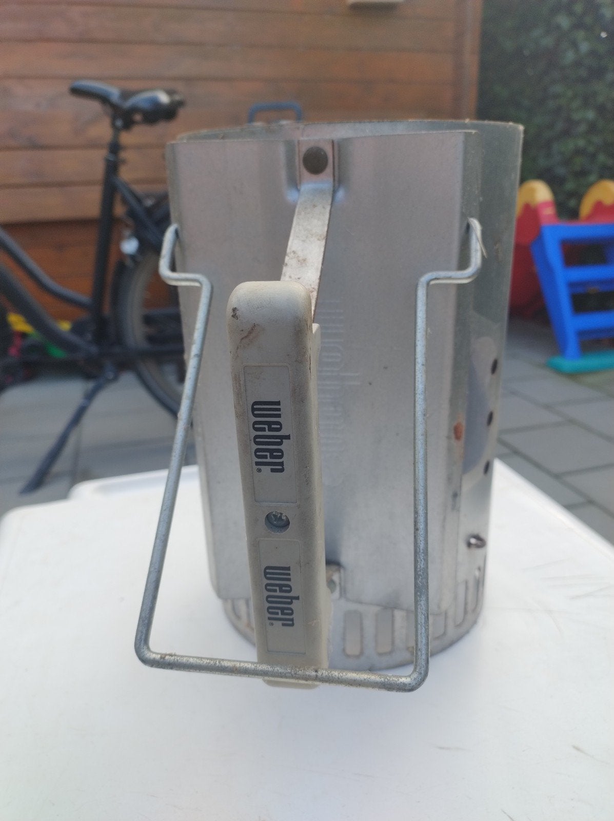 Weber Rapidfire Houtskoolstarter - Gebruikt, Ophalen of Verzenden, Gebruikt, Weber