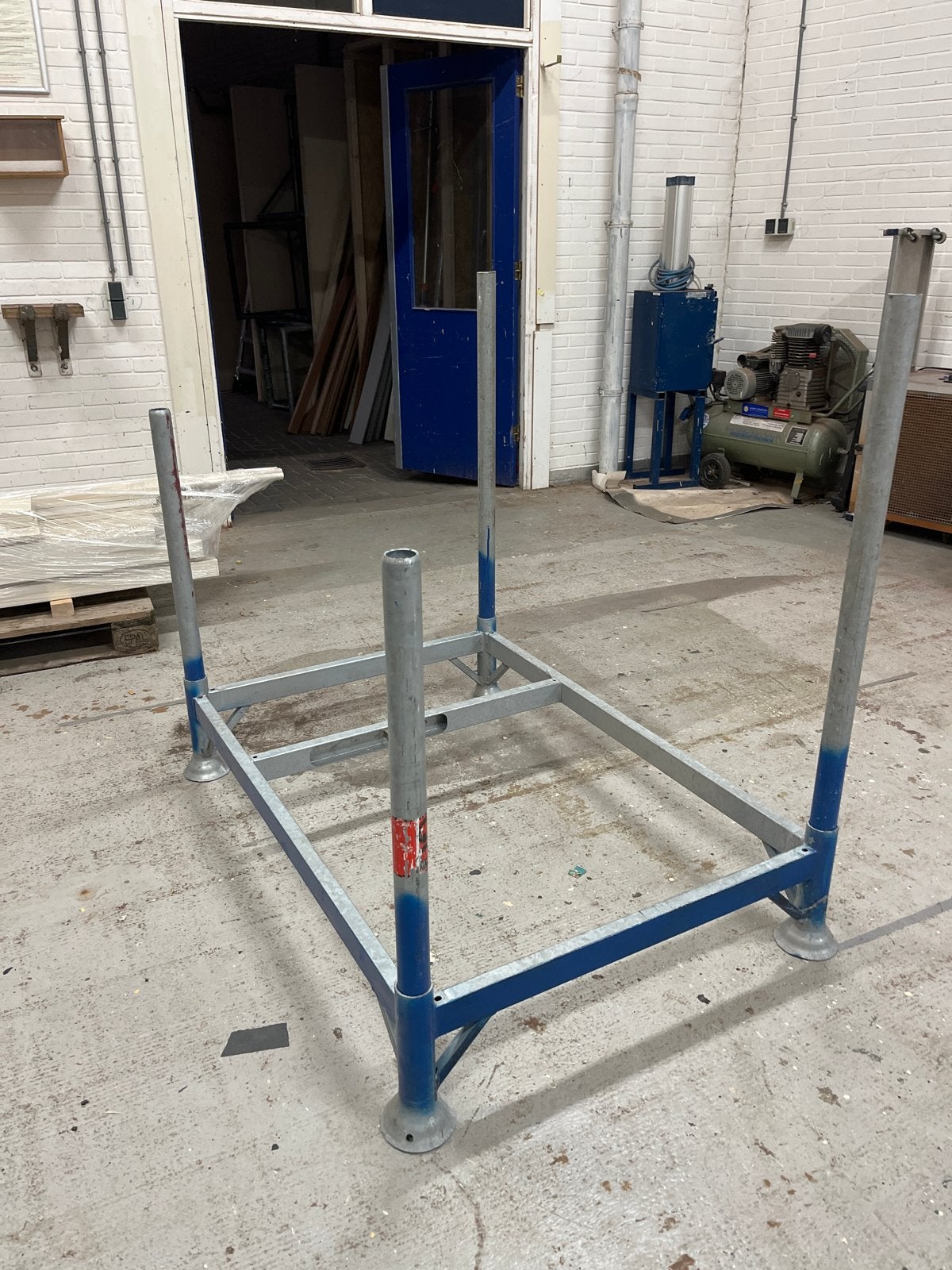 Stapelrek 128 x 88 cm - robuust, Ophalen