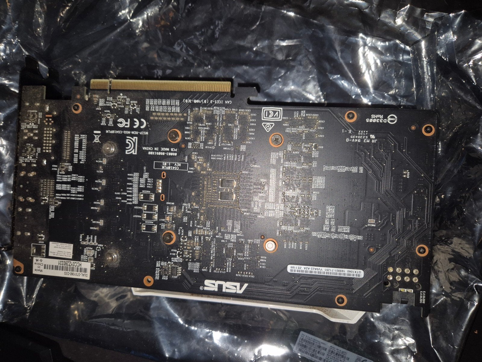 Asus dual gtx1060 3G, Ophalen, PCI-Express 3, Gebruikt, HDMI