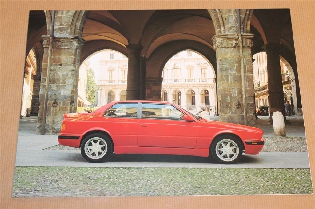 Zeldzame brochure - Maserati dealers Italië - Ca 1990, Ophalen of Verzenden, Zo goed als nieuw, Overige merken