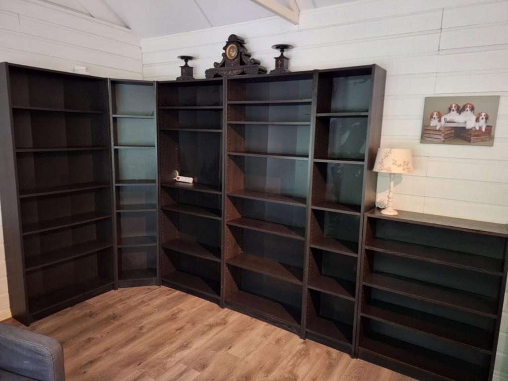Ikea Billy boekenkasten wand, Ophalen, Met plank(en), Gebruikt, 200 cm of meer
