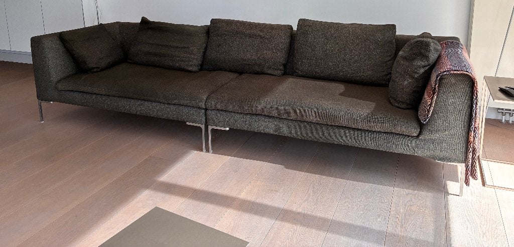 Charles Bank / Sofa  B&B Italia, Ophalen, Metaal, Modern design, Gebruikt