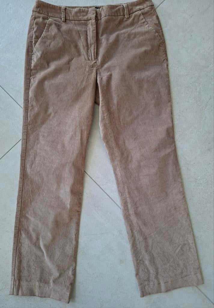 Weekend Max Mara corduroy broek camel beige IT 44 (NL 40), Maat 38/40 (M), Bruin, Ophalen of Verzenden, Zo goed als nieuw