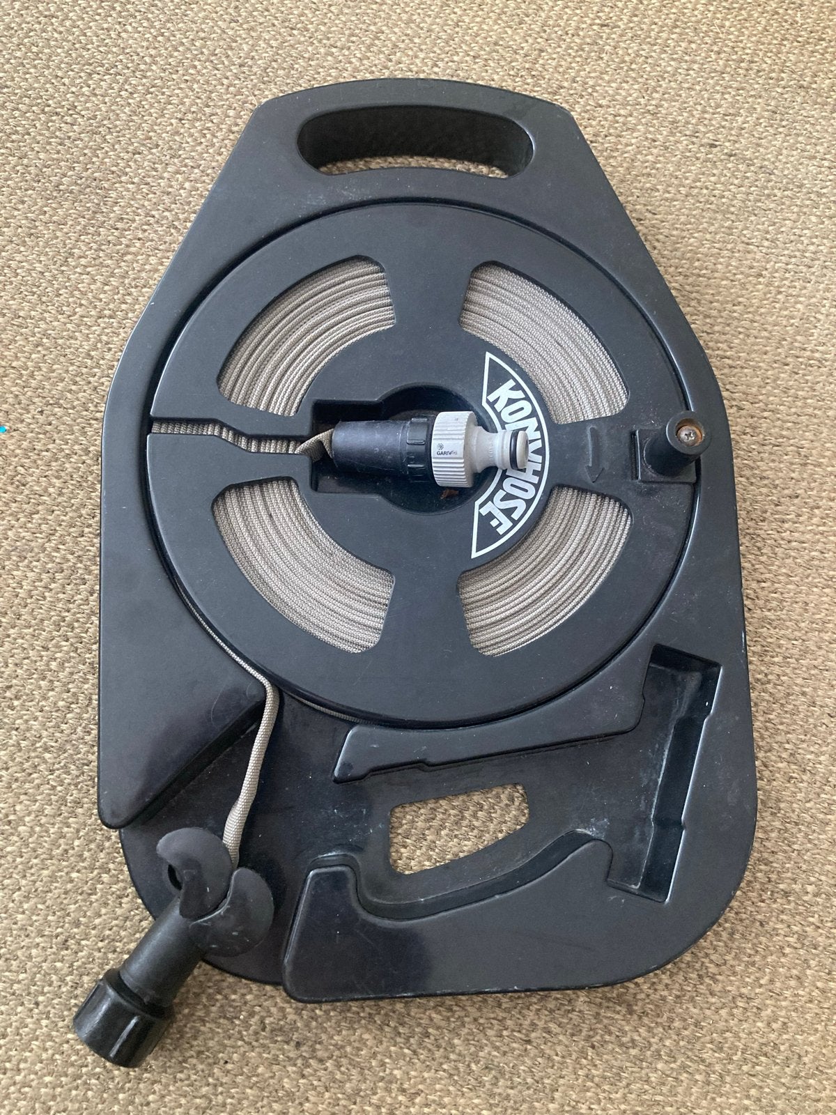 Konyhose slanghaspel 20 meter, Ophalen of Verzenden, Gebruikt, Tuinslanghaspel