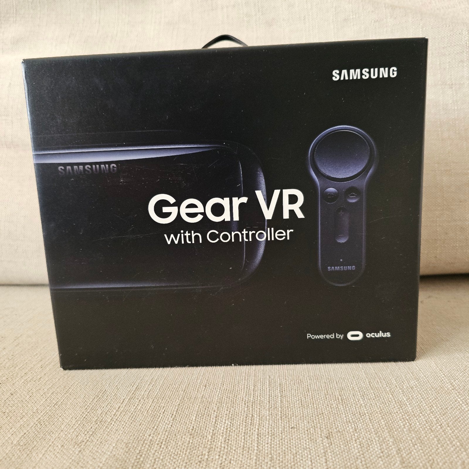 Samsung Gear VR met Controller (SM-R324) - Zo goed als nieuw, Spelcomputers en Games, Virtual Reality, Zo goed als nieuw, Telefoon