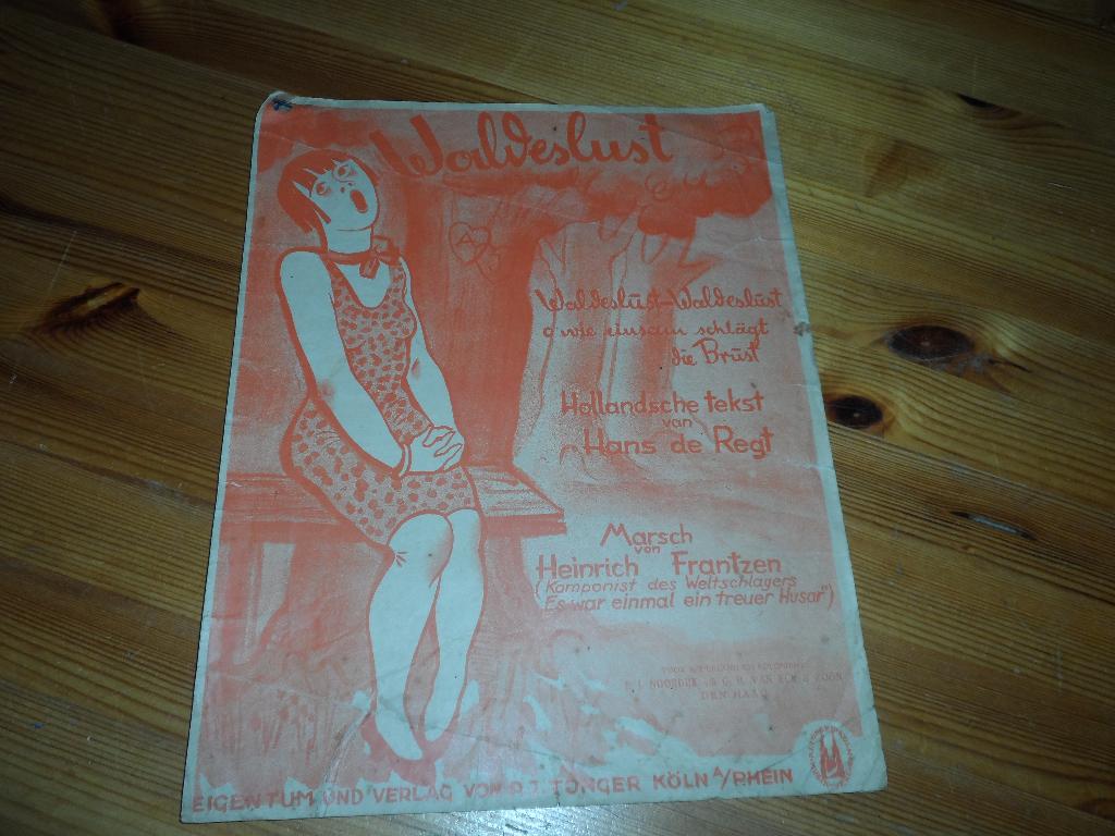 Waldeslust - heinr. Frantzen, Gebruikt, Ophalen of Verzenden, Artiest of Componist, Piano