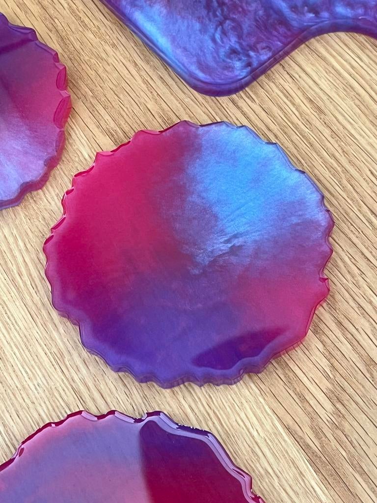 Luxe aurora onderzetters van Epoxy !, Ophalen of Verzenden, Nieuw