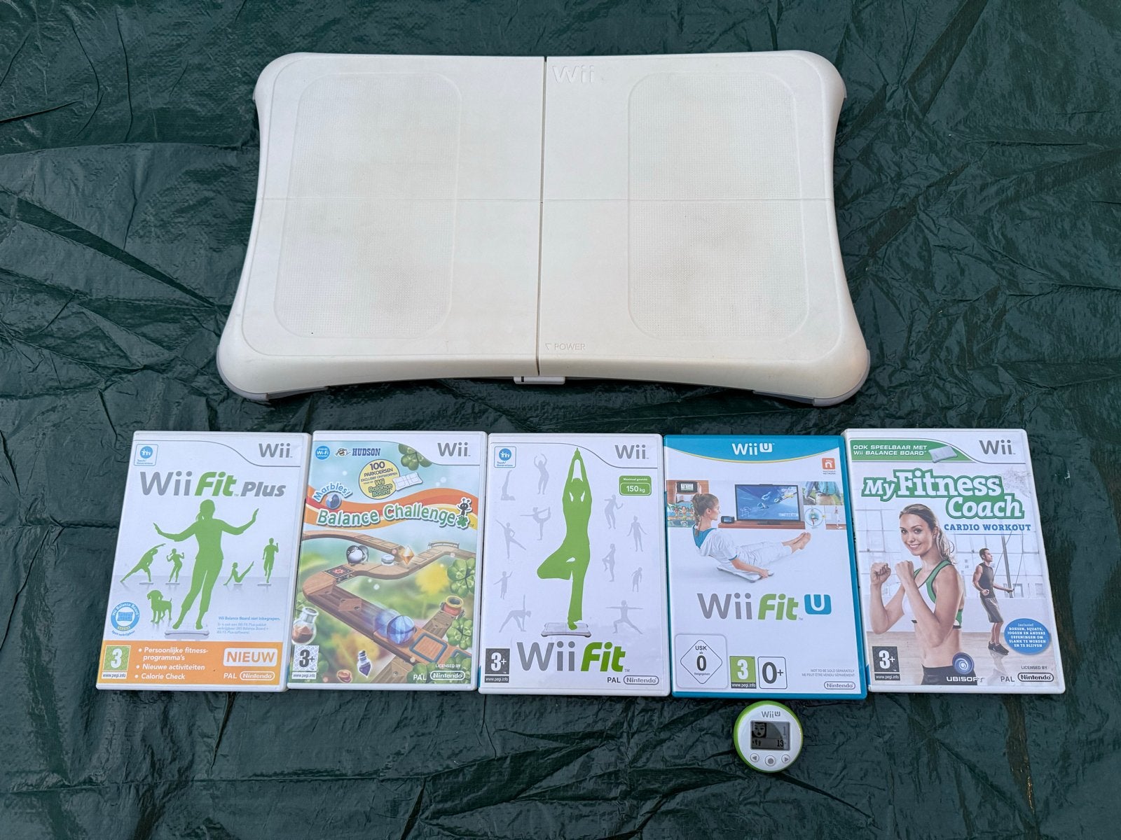 Wii Balance Board met 5 games en stappenteller, Ophalen, Gebruikt, 1 speler, Eén computer