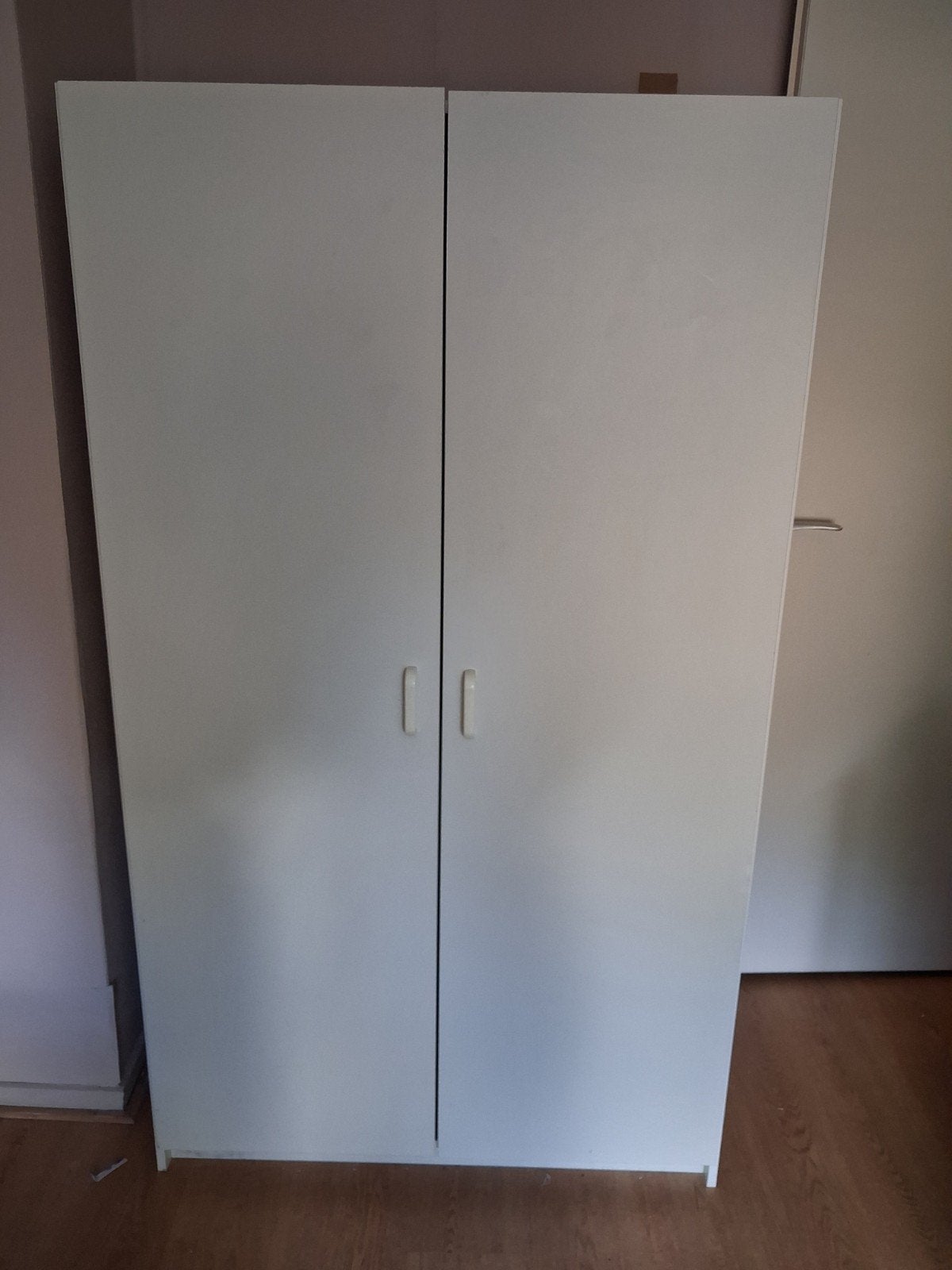 Kledingkast hang- en legplanken wit, Ophalen, Gebruikt, 150 tot 200 cm, 150 tot 200 cm
