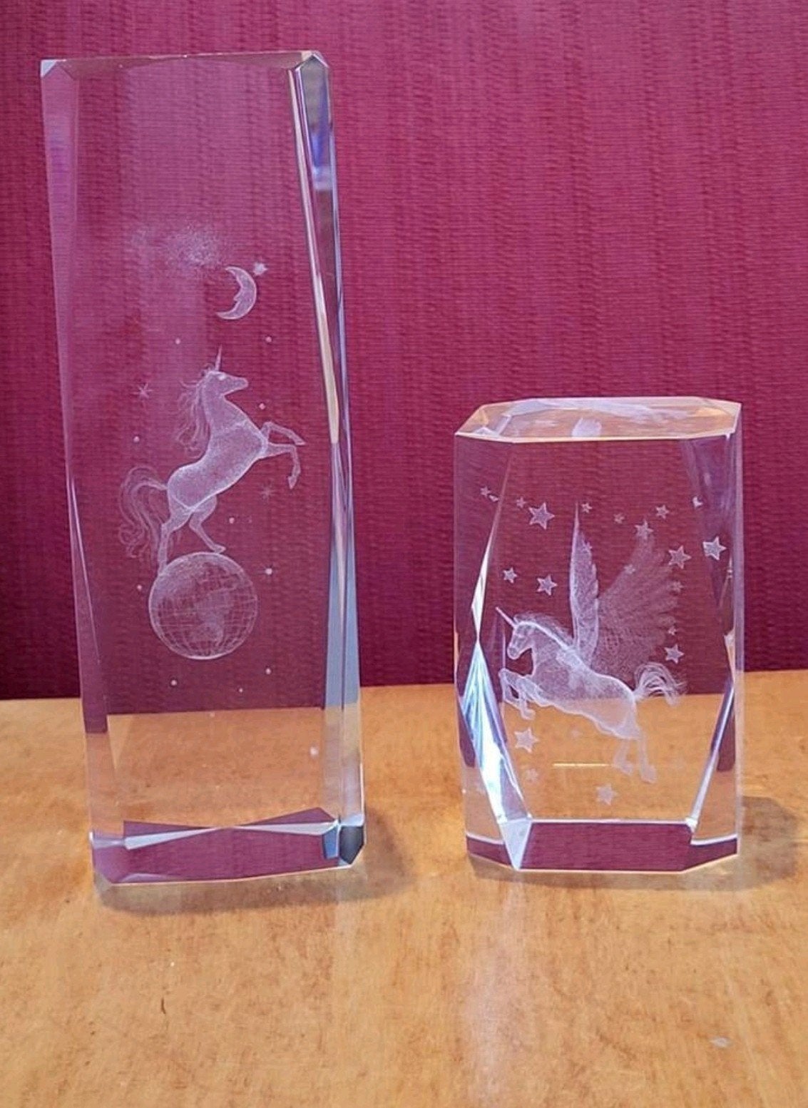 Swarovski-kristal presse-papier eenhoorn, Antiek en Kunst, Antiek | Glas en Kristal, Ophalen of Verzenden
