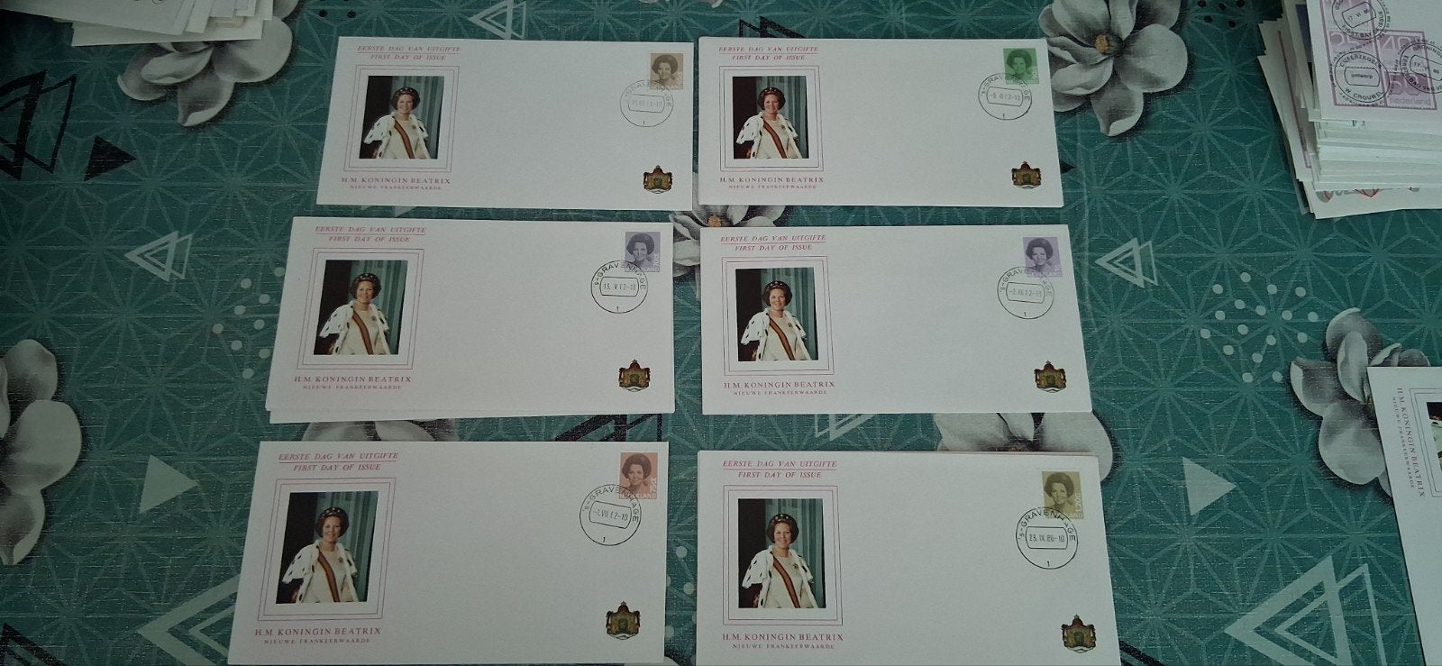 Eerste Dag Enveloppen Koningin Beatrix, Postzegels en Munten, Postzegels | Eerstedagenveloppen, Ophalen of Verzenden