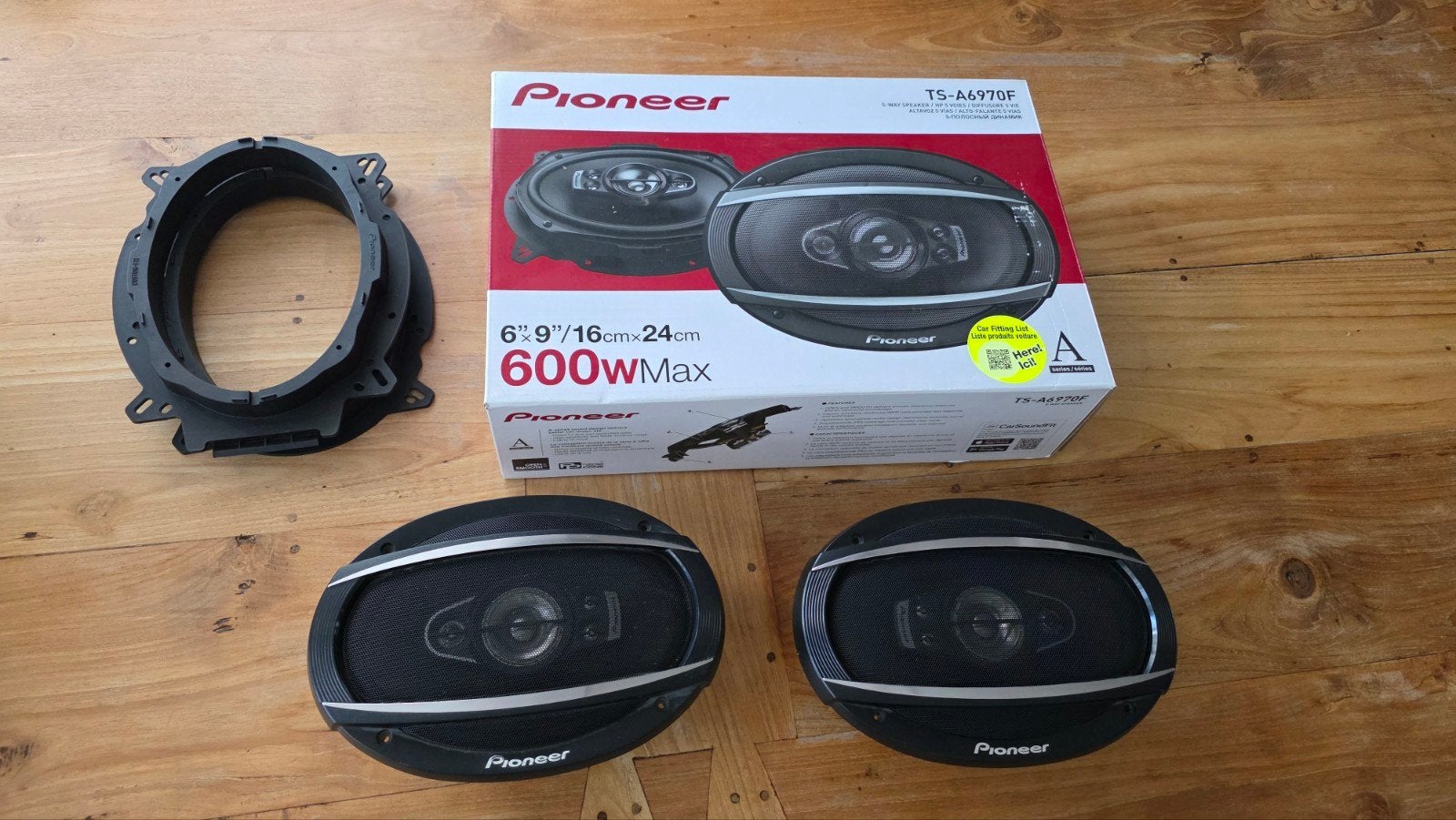Pioneer TS-A6970F 6x9 inch autospeakers 600W Max, Ophalen of Verzenden
