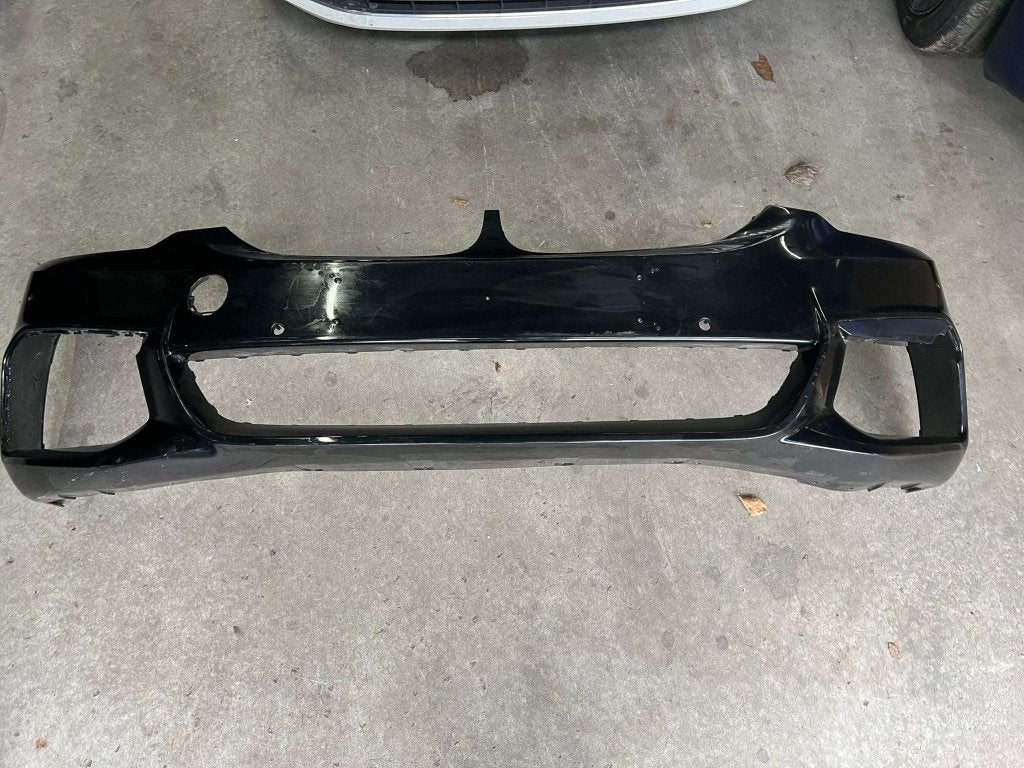 voorbumper 5-serie g30 g31 m5 m sport 6x pdc 8064928 zwart, Gebruikt, Duitsland, Voor, Bmw