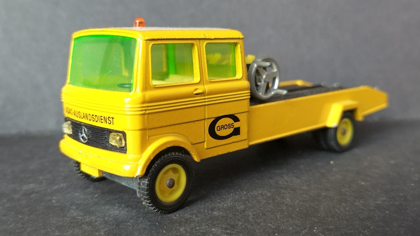 Mercedes Benz Lp 608 Adac 1:55 Siku Pol, Verzenden, Zo goed als nieuw, Bus of Vrachtwagen, Sieper