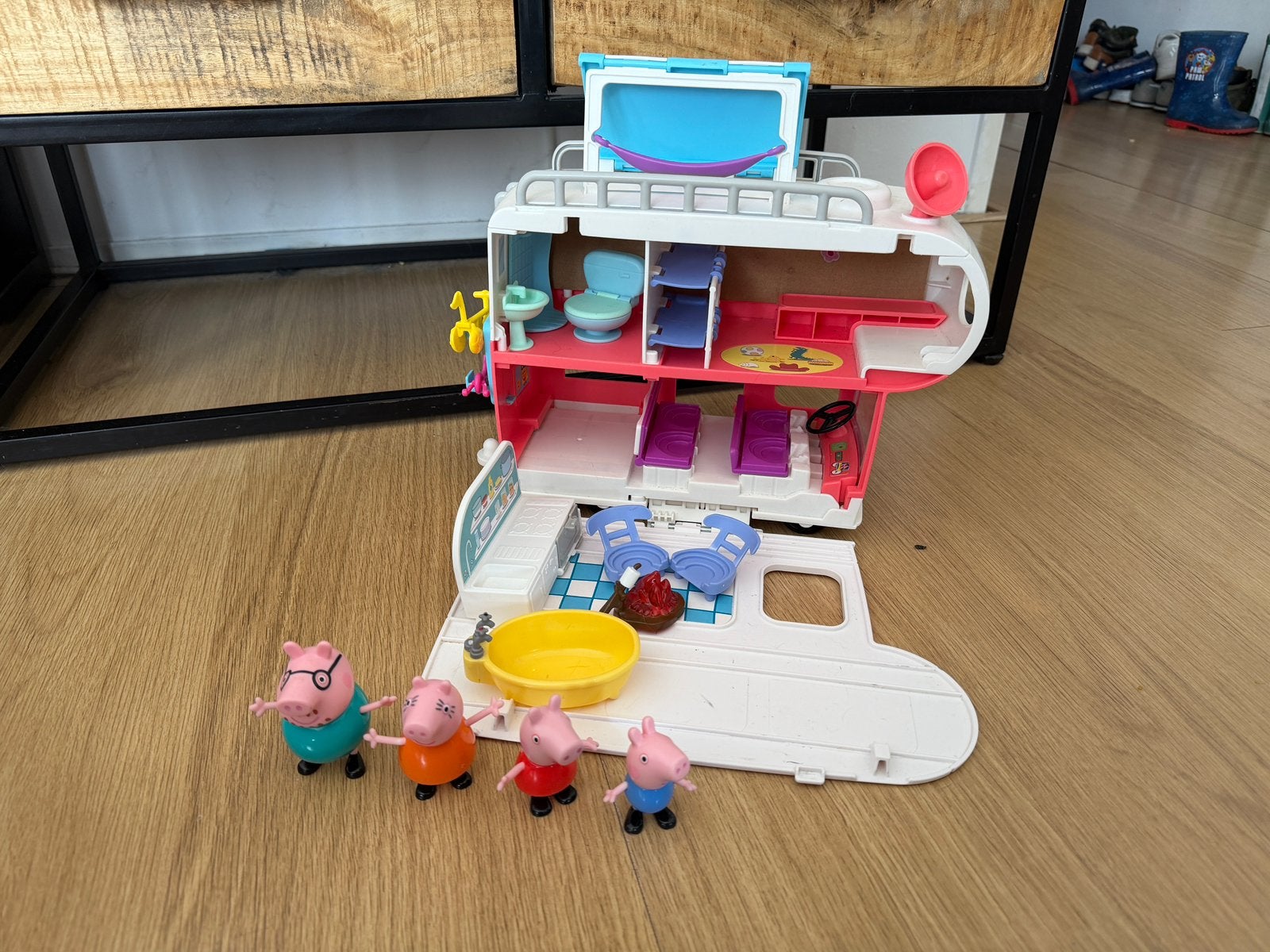 Peppa Pig Camper, Ophalen of Verzenden, Zo goed als nieuw, Jongen of Meisje