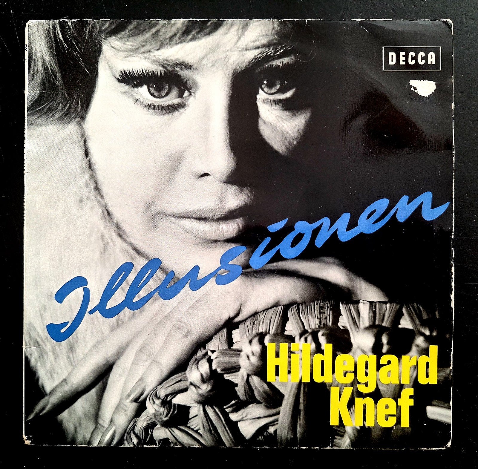 7"-EP/SINGLE  HILDEGARD KNEF - Illusionen, EP, Ophalen of Verzenden, Gebruikt, EP